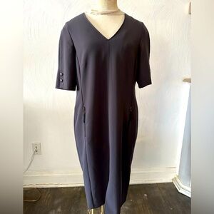 Marc Aurel // GERMAN DESIGNER // V-Neck Sheath dress Sz 42